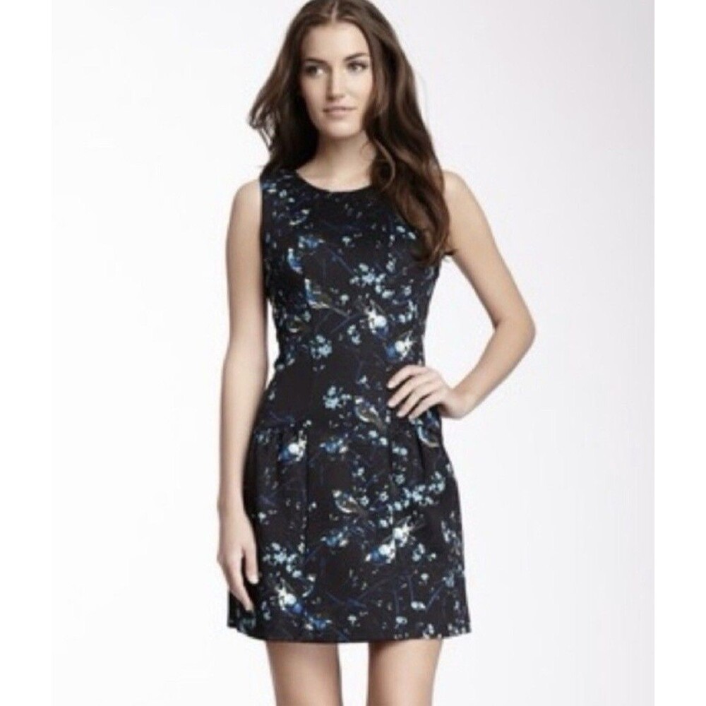 Jessica Simpson Bird And Floral Patterned Dress SZ 8 NEW - Picture 2 of 16